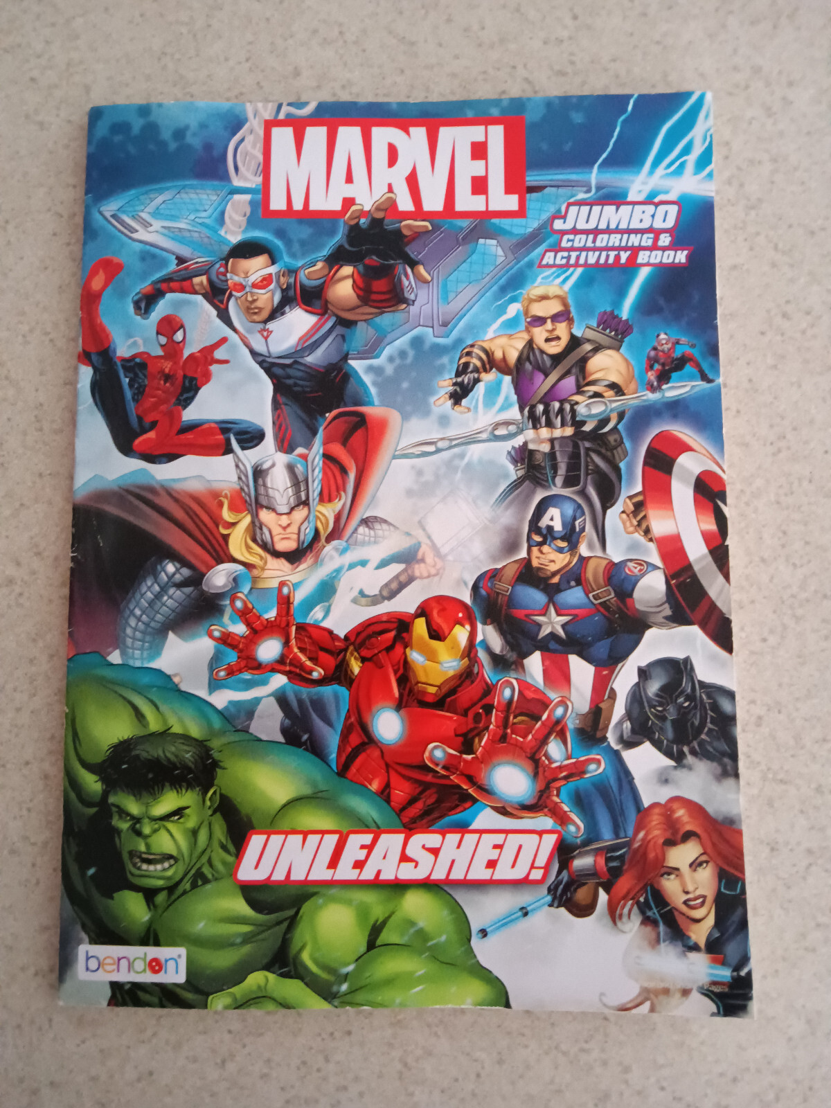 Marvel JUMBO Coloring & Activity Book Unleashed Used Slightly eBay