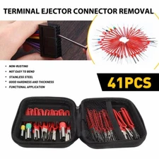 Pin Extractor Tool Terminal Ejector Connector Removal Kit with Protective Bag