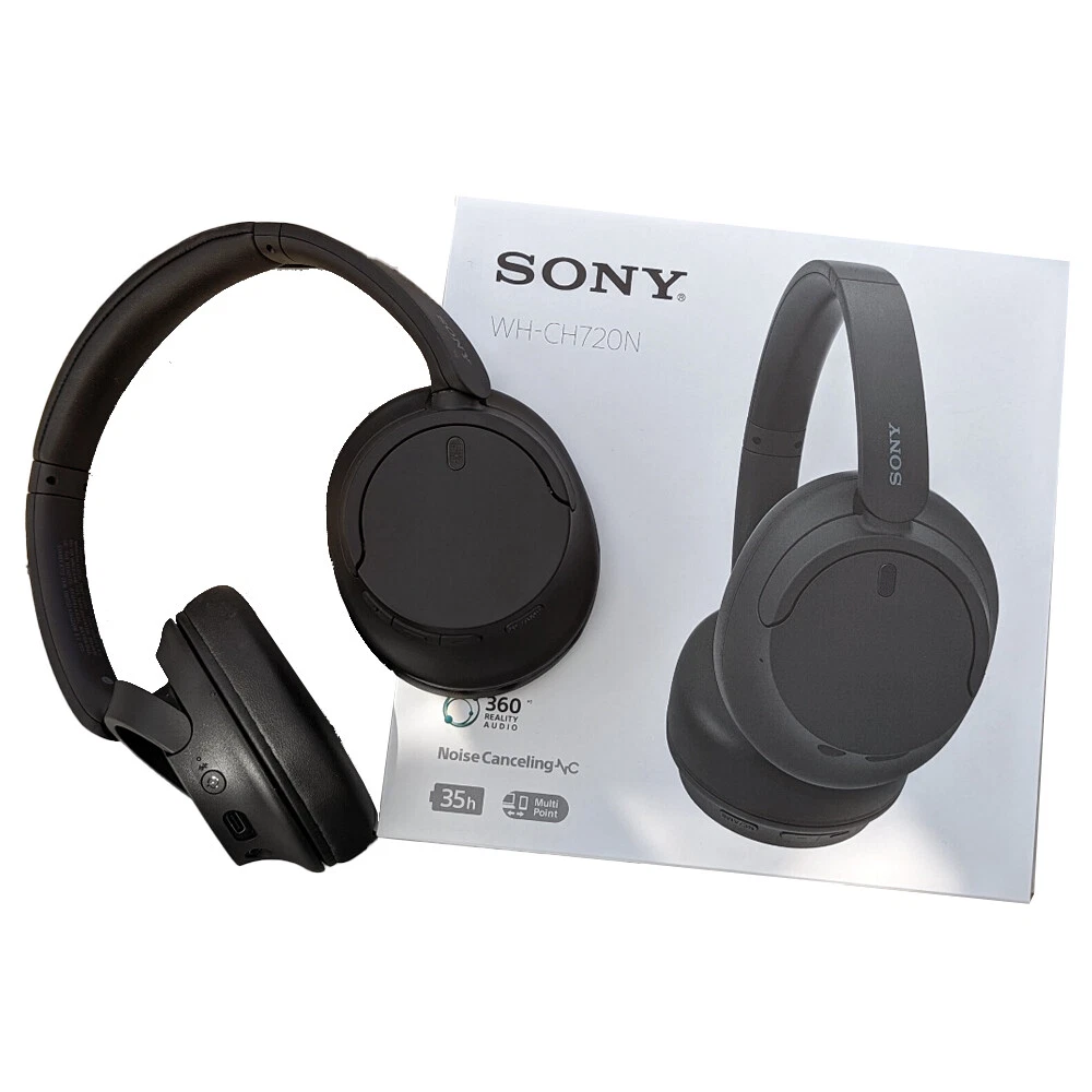 Sony WH-CH720N Wireless Over-Ear Noise-Canceling Headphones (Black
