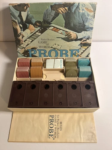 Vtg / Parker Brothers / Probe Game of Words / Board Game / ca. 1964