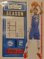 2020 Panini Contenders #64 Seth Curry Opening Night Ticket FOTL