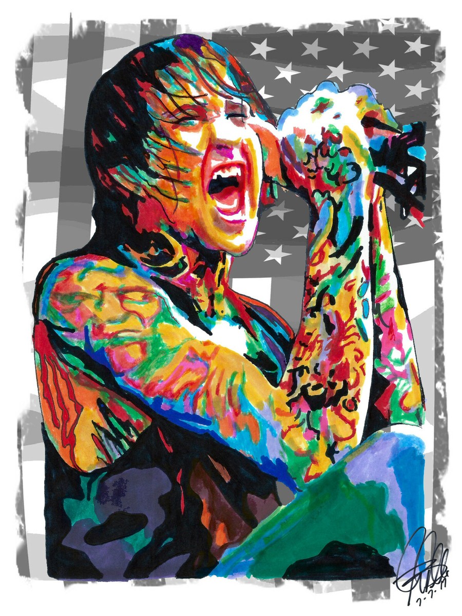 Mitch Lucker Suicide Silence Deathcore Music Poster Print Wall Art