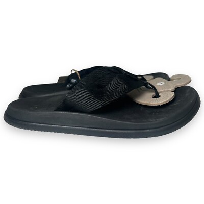 Chaco Chillos Flip Tube Sandals Womens 7 Black Flip Flop  display picture 2