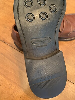 Mens Coach Penny Loafers In Brown Size 7 1/2 M 7.5 Y2K  display picture 3