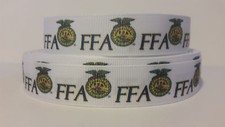 Grosgrain Ribbon FFA Future Farmers of America Agriculture Farms Ranches 7/8"
