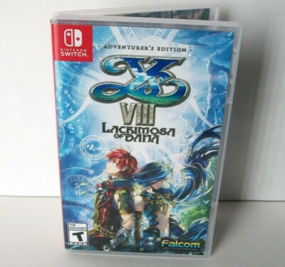 Ys VIII Switch Case Only NO GAME Nintendo Empty Replacement Box
