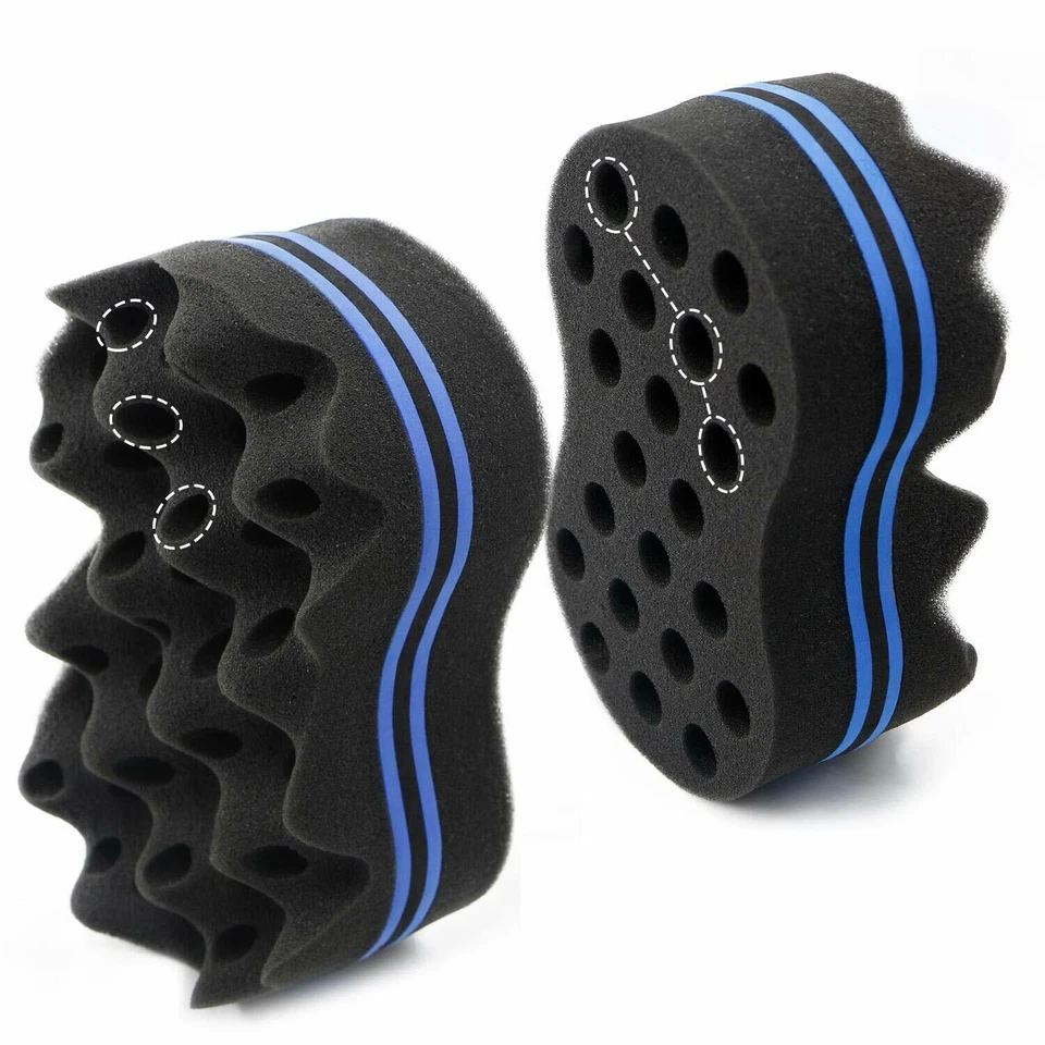 Hair Sponge Magic Barber Twist Curl Brush Sponge Dreads Locking Afro Coil Comb - Image 4 of 4