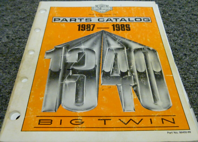 1988 Harley Davidson 1340 Low Rider Special Ed. Parts Catalog