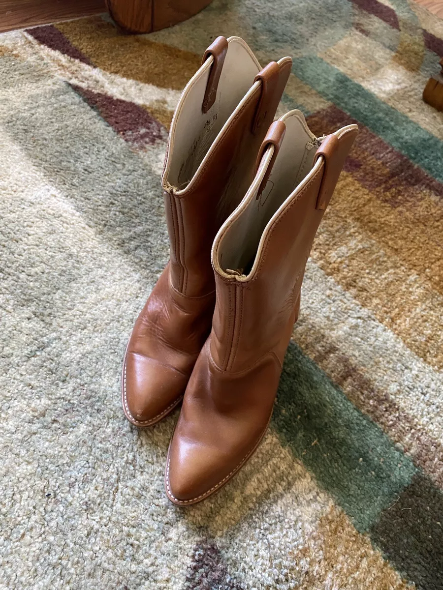 women s Cowboy Boots Light Brown Tan size 81 2