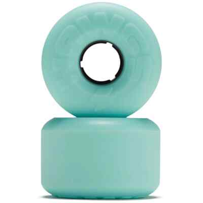 Hawgs EZ 63MM 78a TEAL Stone Ground CRUISER Longboard Wheels Set of 4