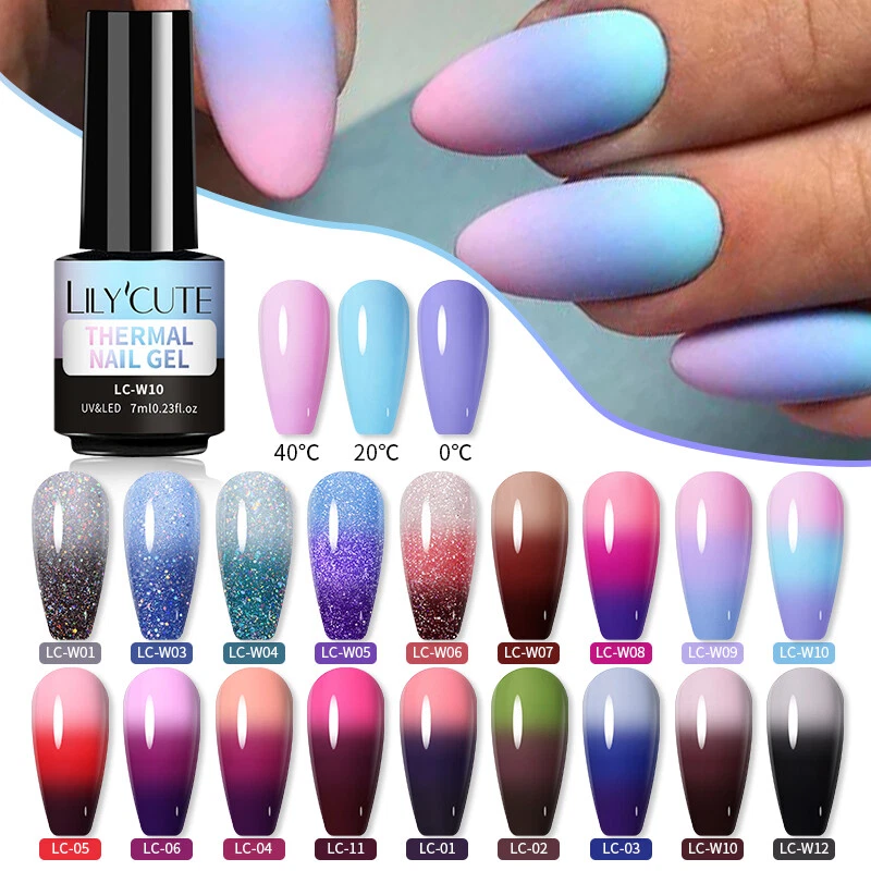 Thermal Glow in the Dark Night Colour Changing Nail Gel Polish Varnish UV/ LED | eBay