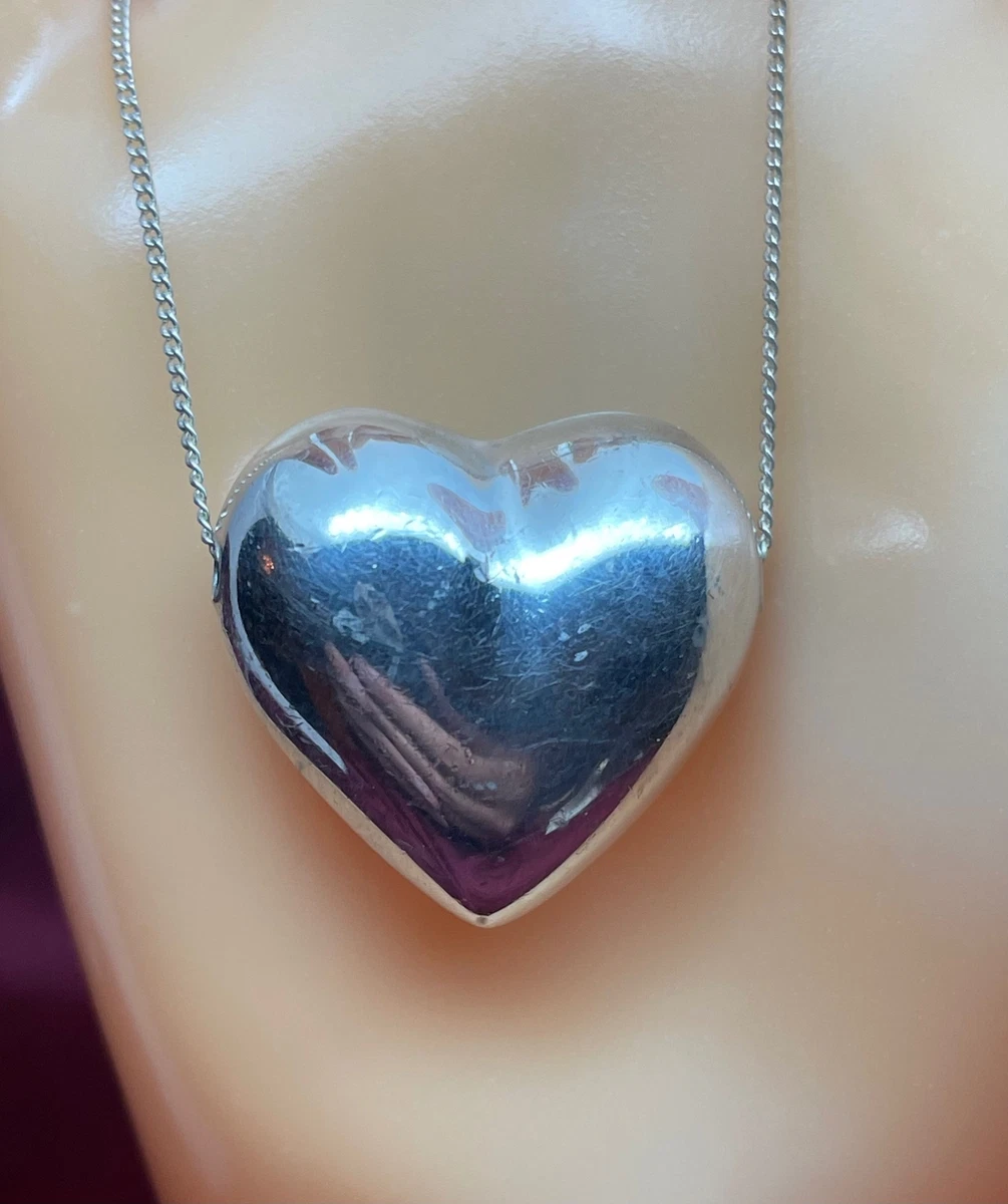 Tiffany and co puffed heart necklace deals
