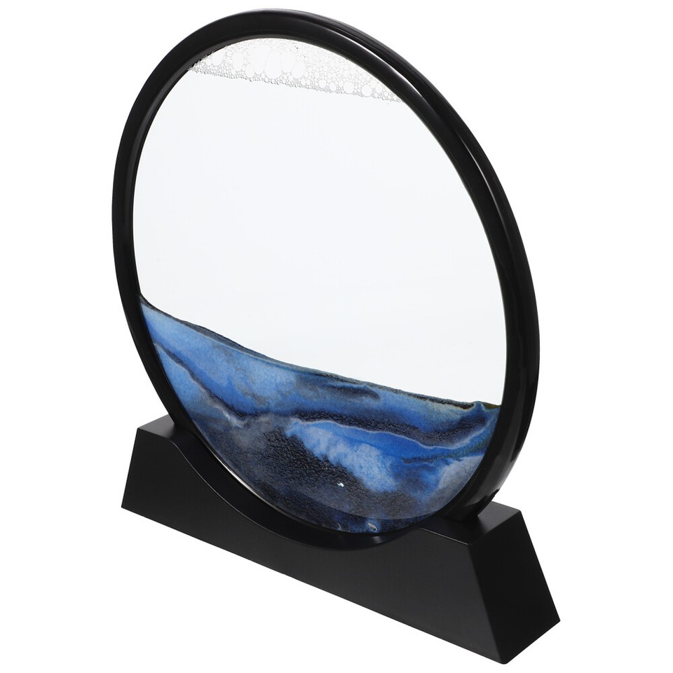 Moving Sand Art Decor 3D Liquid Sand Art Picture Ornament Desk Ornament