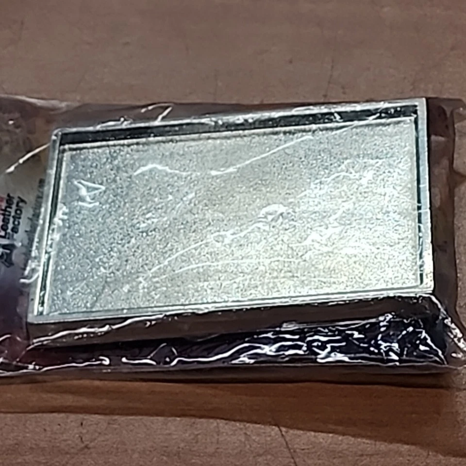 Hebilla con incrustación rectangular Trimline de cuero Tandy 11739-01 Foto 2 de 3