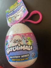 Hatchimals Series 1 Mystery Minis Clip On Egg Hatch Plush Animal