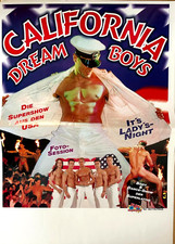 CALIFORNIA DREAM BOYS 1991 TOUR - orig. Tour Poster - Tour Plakat - 70x52cm xx