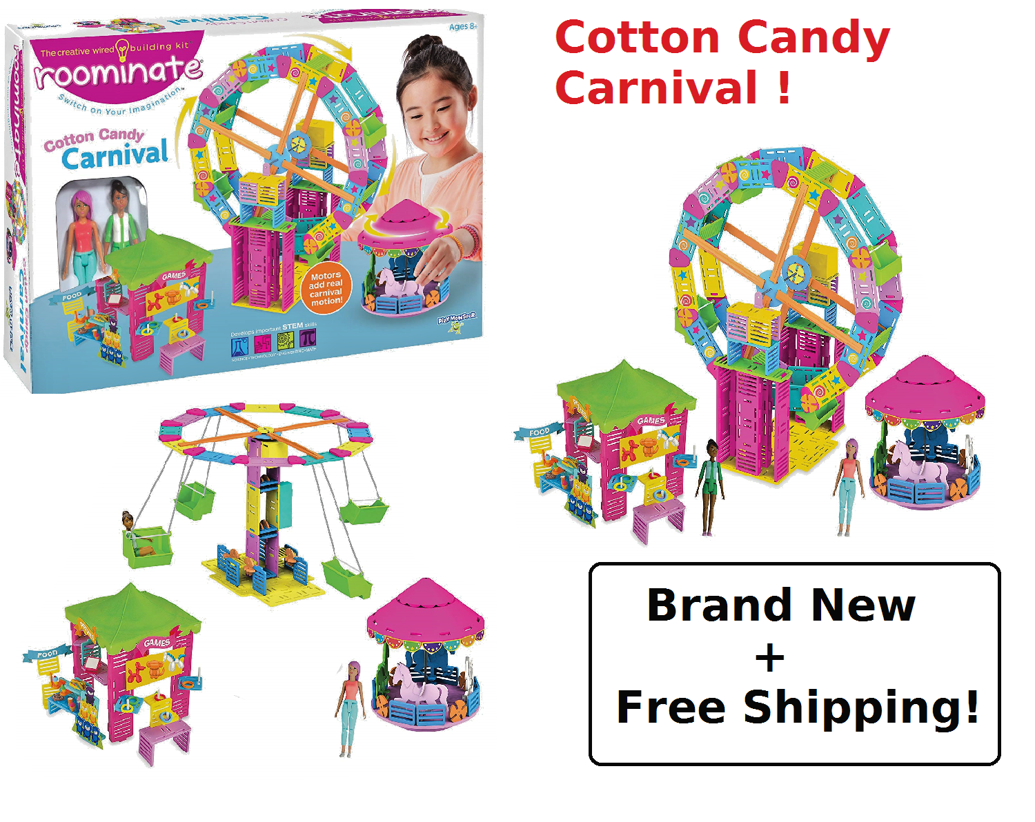 roominate cotton candy carnival