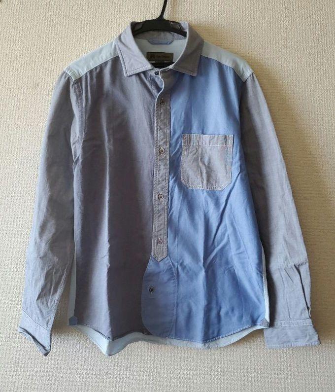 Nigel Cabourn BRITISH OFFICERS SHIRT CRAZY PATTERN Cotton Size 48 