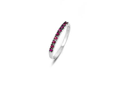 Ring LUCE by TRAMONTANO Veretta 18kt Weißgold Rubine 0,20 ct A210-01-R