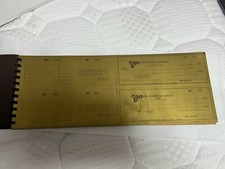 EVEL KNIEVEL PERSONALLY OWED GOLD CHQ BOOK EVEL KNIEVEL