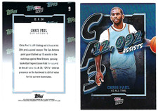 CHRIS PAUL 2024 TOPPS NOW BASKETBALL 9 12,092 ASSISTS #2 ALL-TIME BLUE #19/75