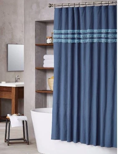 Navy shower curtain outlet