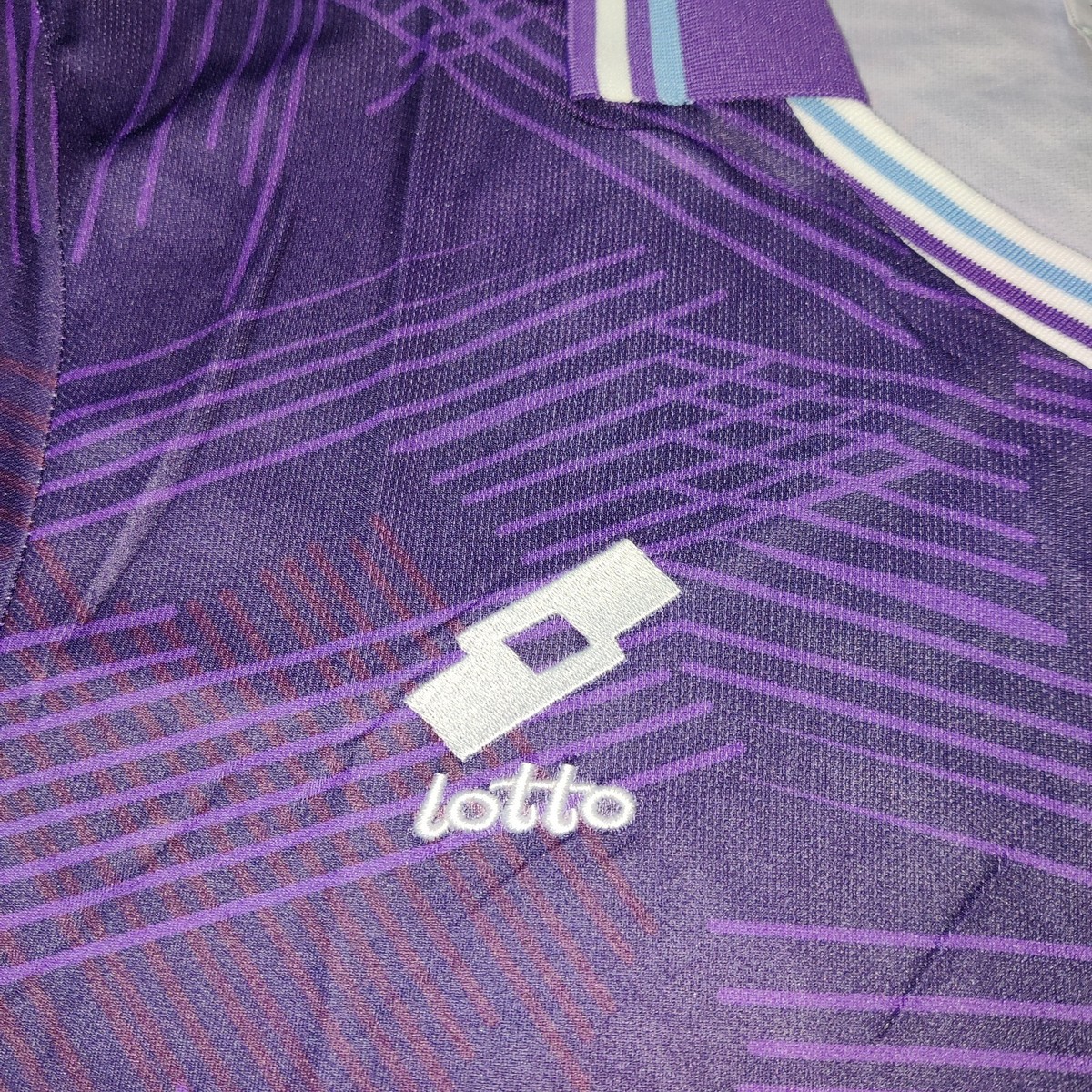 ウェア 1992 1993 Fiorentina HOME 1992-93 Fiorentina Player Issue Home L/S Shirt (M)