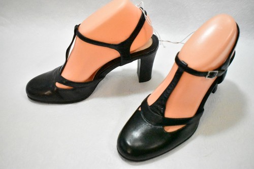 Merona Shoes Heels Black Size 8 Women's New Leather - Picture 2 of 8