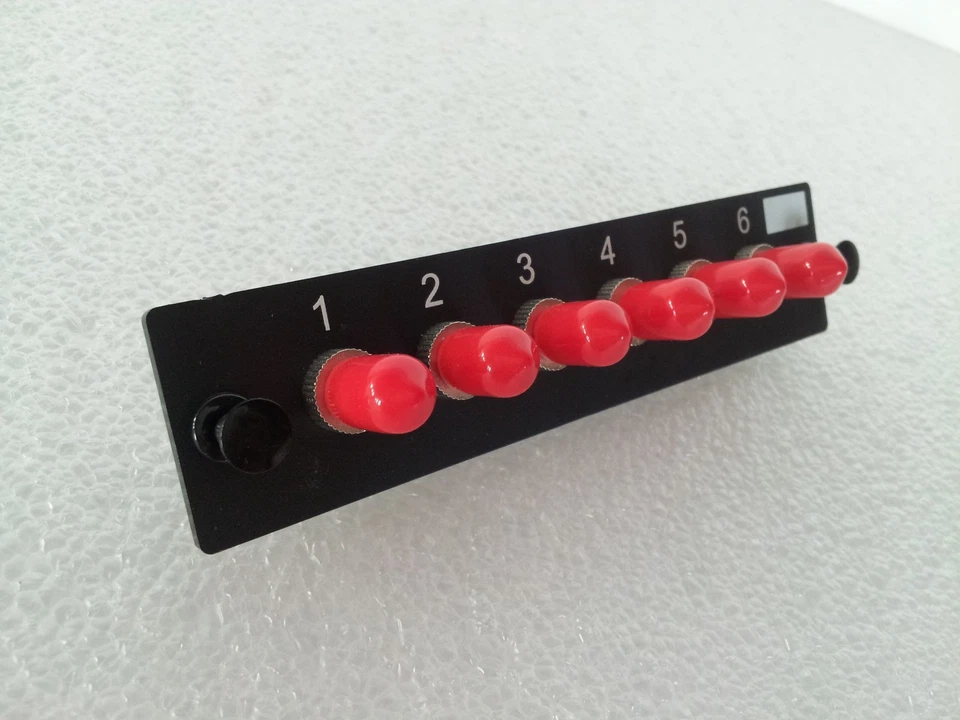 ORTRONICS OR-OFP-STSO6NC / 6-ST single mode adapters w/ceramic alignment sleeves - Image 2 of 4