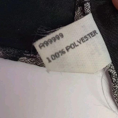 Corbata de cuello ajustada Puritan - negra y gris 100 % poliéster Foto 4 de 4