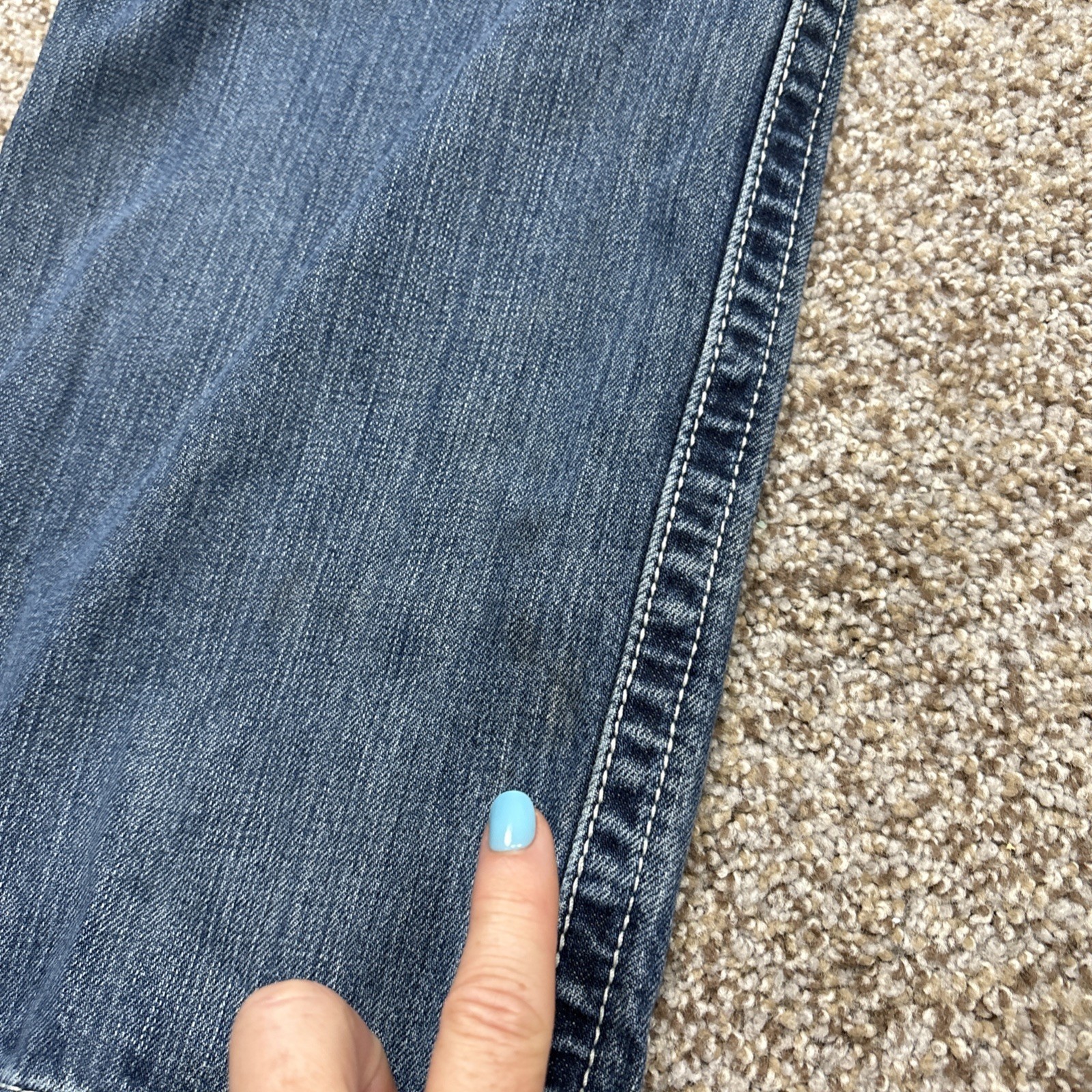 Ariat Jeans Mens 40x32 Blue M4 Low Rise Boot Workwear Denim Fits 40 X 31 - View 15