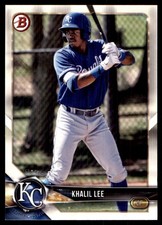 Khalil Lee 2018 Bowman #BP116 Royals MLB READ FREE SHIPPING AutographDen