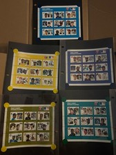 Vintage MLB Baseball Stamp Sheets- Lot Of 9 Sheets