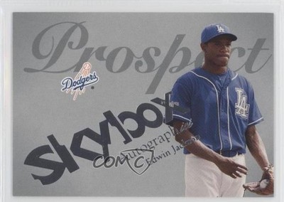 2004 Skybox Autographics Insignia 129/150 Edwin Jackson #83 0l1