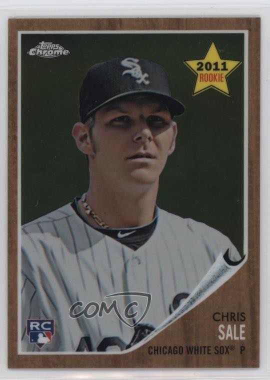 2011 Topps Heritage Chrome 1812/1962 Chris Sale #C118 Rookie RC 4g8