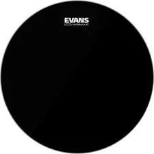 Evans Hydraulic Bass Drumhead Black 22 in.
