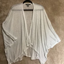 cejon shawl Cream With Silver Threading One Size Hits All