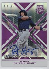 2016 Panini Elite Extra Edition Aspirations Purple 20/100 Payton Henry Auto 1b6b