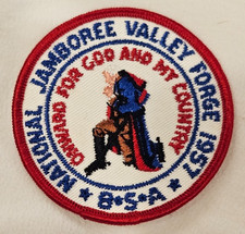 Boy Scout National Jamboree 1957 parche de bolsillo de 3" - parte posterior de gasa como nueva