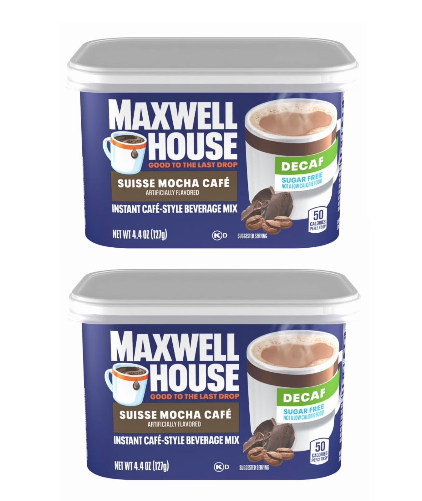 Maxwell House International Sugar-Free Suisse Mocha Caf&eacute;-Style Decaf Instant