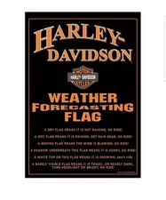 Harley Davidson 2009 Weather Forecasting Outdoor Flag 29 X 42