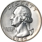 1955-P Washington Quarter