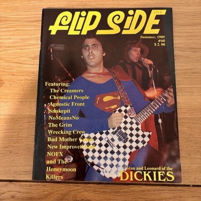 Vintage Flip Side Magazine Summer 1989 Issue #60 Very Good Condition Please Read