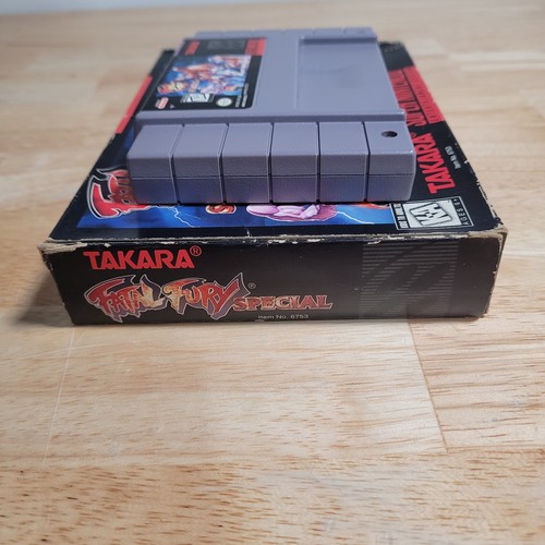 Fatal Fury SNES Super Nintendo Ent Syst, 1992 CIB No Manual - Tested - Picture 5 of 6