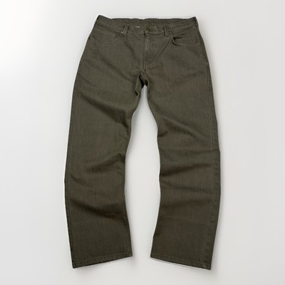Carhartt Relaxed Fit Olive Twill Pants 36x32 Workwear Stretch