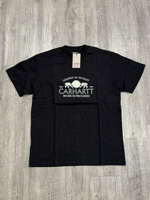 CARHARTT WIP WORK IN PROGRESS GATECRASHER T SHIRT BLACK SIZE MEDIUM NEW WITH TAG