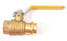 Bluefin 3/4" Expansion x 3/4" Female NPT Brass Ball Valve Lead Free Manual
