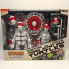 NECA TMNT The First Turtles Black & White Variant Figure Set Eastman Laird