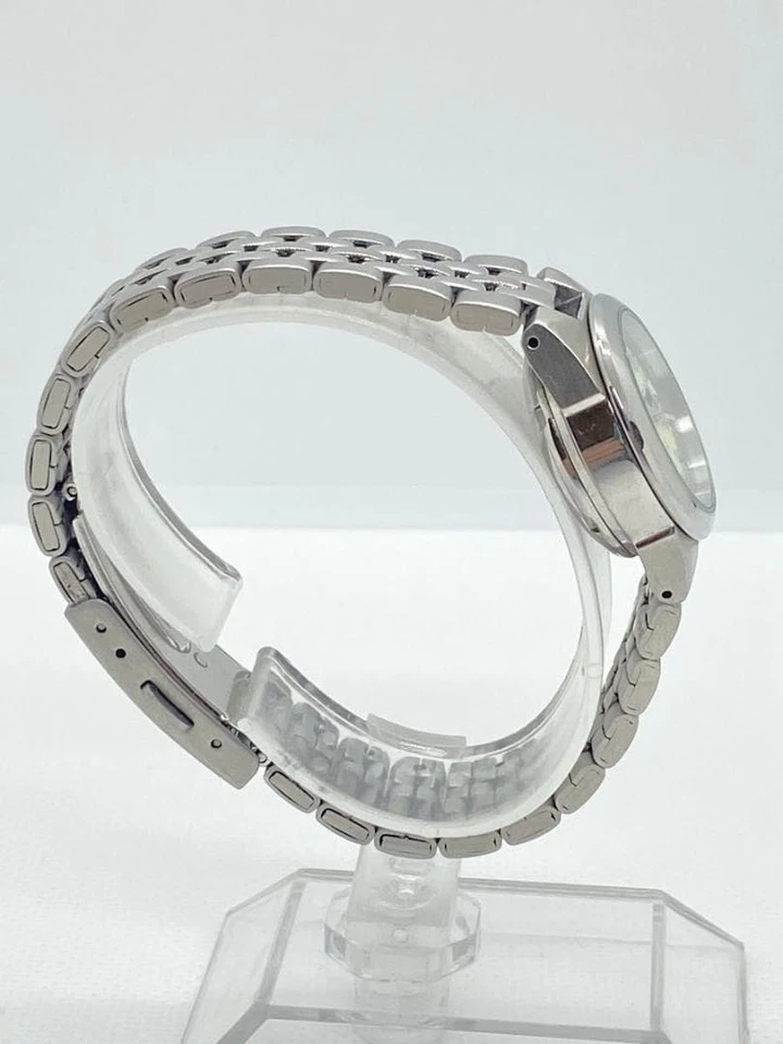 Seiko 5 4207-01Y0 Automatic Yellow Lumibrite Dial Silver Band Watch Foto 2 de 4