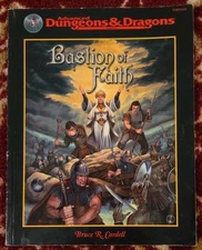 TSR BASTION OF FAITH TSR11442 Advanced Dungeons & Dragons Bruce R Cordell